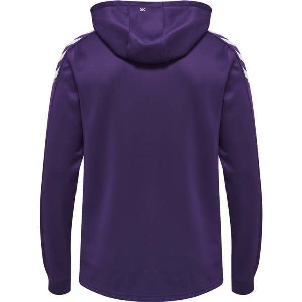 Kinder Hoodie Hummel Core XK Poly Sweat - Acai/Weiß